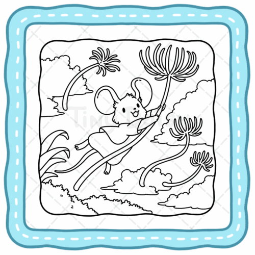 Little Mousey Coloring Book