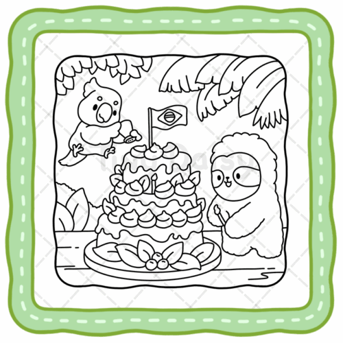 Cozy Brazil Coloring Book