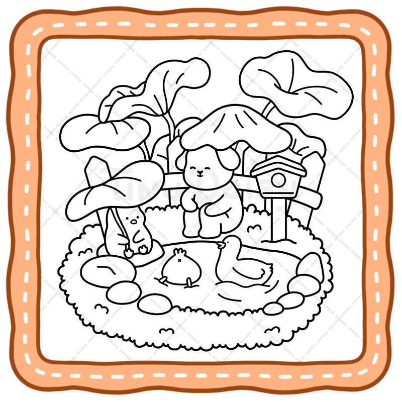 2 Tiny Buddies - Fuzzy And Buddies Coloring Book