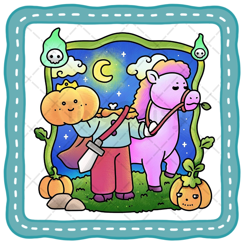 2 Spooky Coloring Book – 42 Adorably Cozy & Magical Halloween Pages