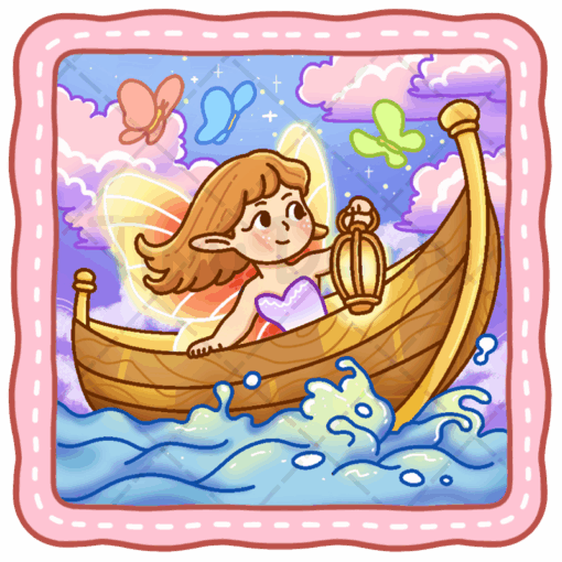 Tiny Fairy Coloring Book