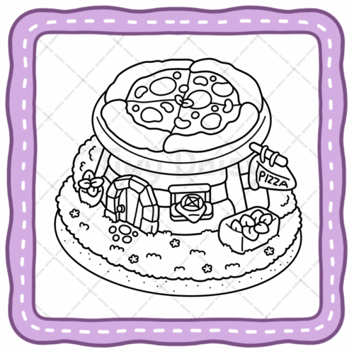 Little Places Coloring Book