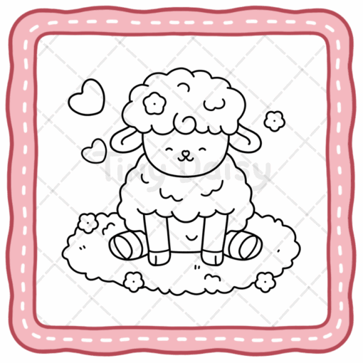 Spring Time – Tiny Daisy Bold and Easy Spring Coloring Book for All Ages (Cover Version 2)