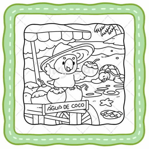 Cozy Brazil - Tiny Daisy Cute and Comfy Brazil Coloring Book for Adults