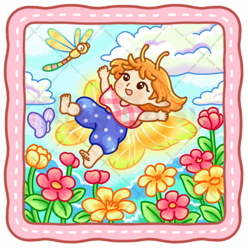 Tiny Fairy Coloring Book