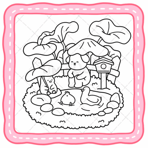 Tiny Buddies Coloring Book