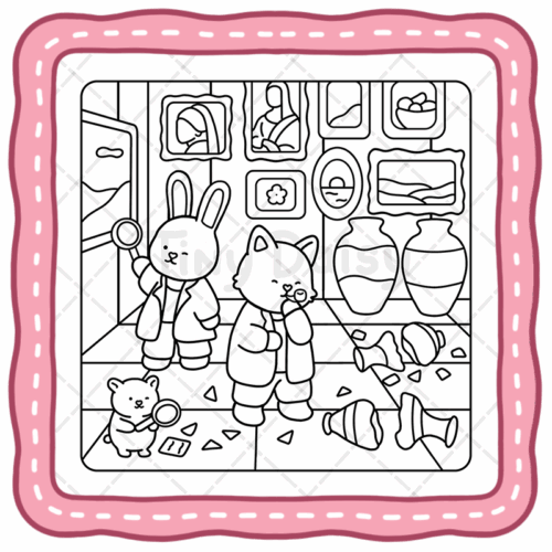 Fuzzy Eras Coloring Book
