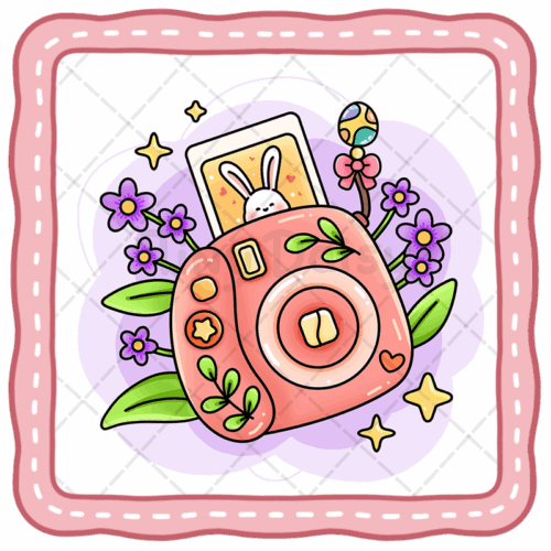 Spring Time - pink Coloring Book