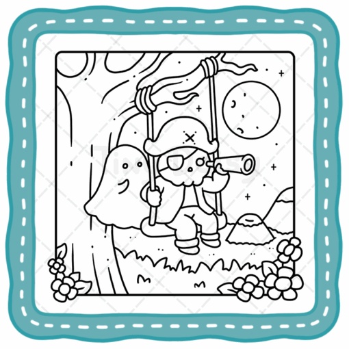 Cozy Spooky Coloring Book