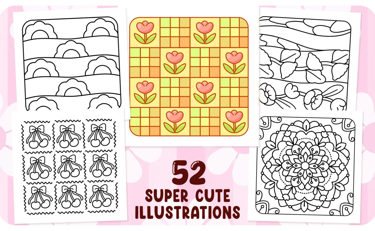 Comfy Patterns vol.2 Coloring Book