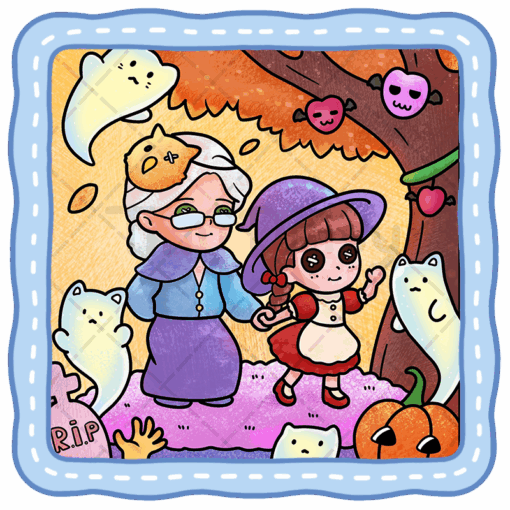 Spooky Wondertown Coloring Book