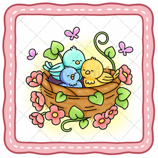 Spring Time – Tiny Daisy Bold and Easy Spring Coloring Book for All Ages (Cover Version 2)