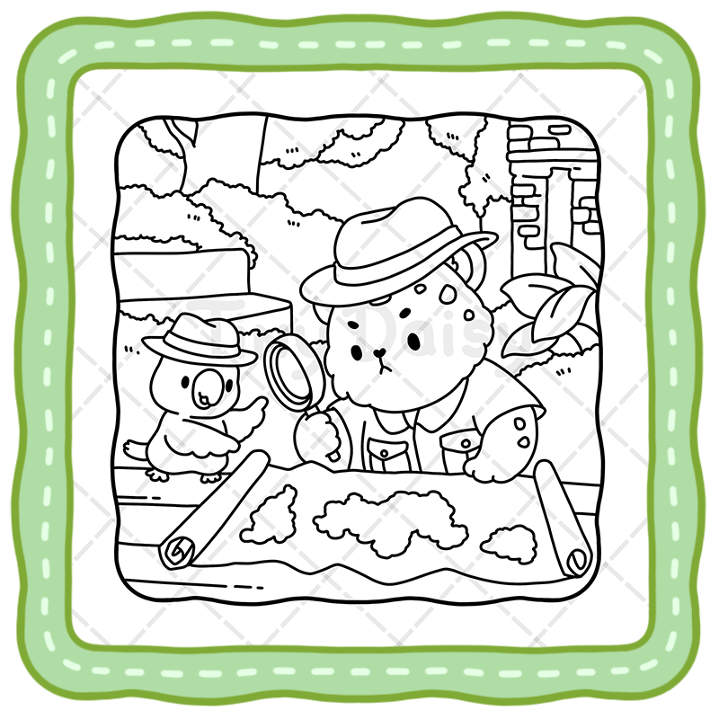 4 Magical Brazil Coloring Book – 45 Cozy Animal Scenes of Carnival & Culture