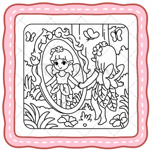Tiny Fairy Coloring Book