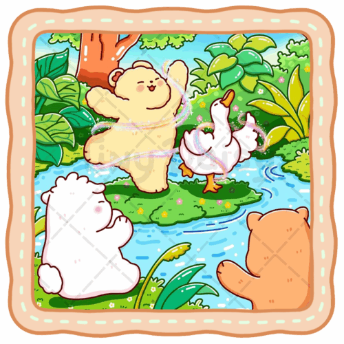Bear Days Coloring Book