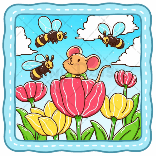 Little Mousey Coloring Book