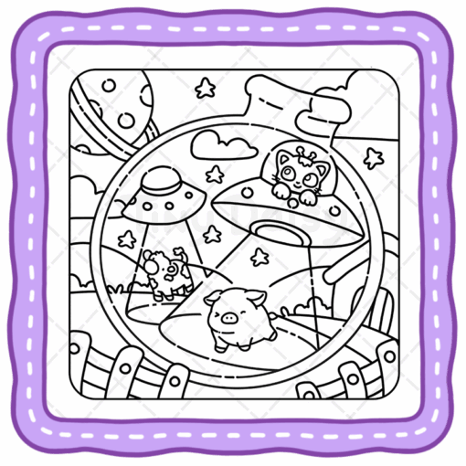 Life in Jar Coloring Book