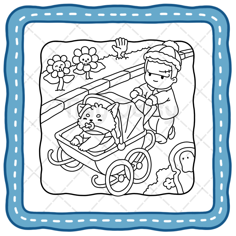 5 Cat Halloween Coloring Book – Meowlloween: 45 Adorable & Spooky Cats