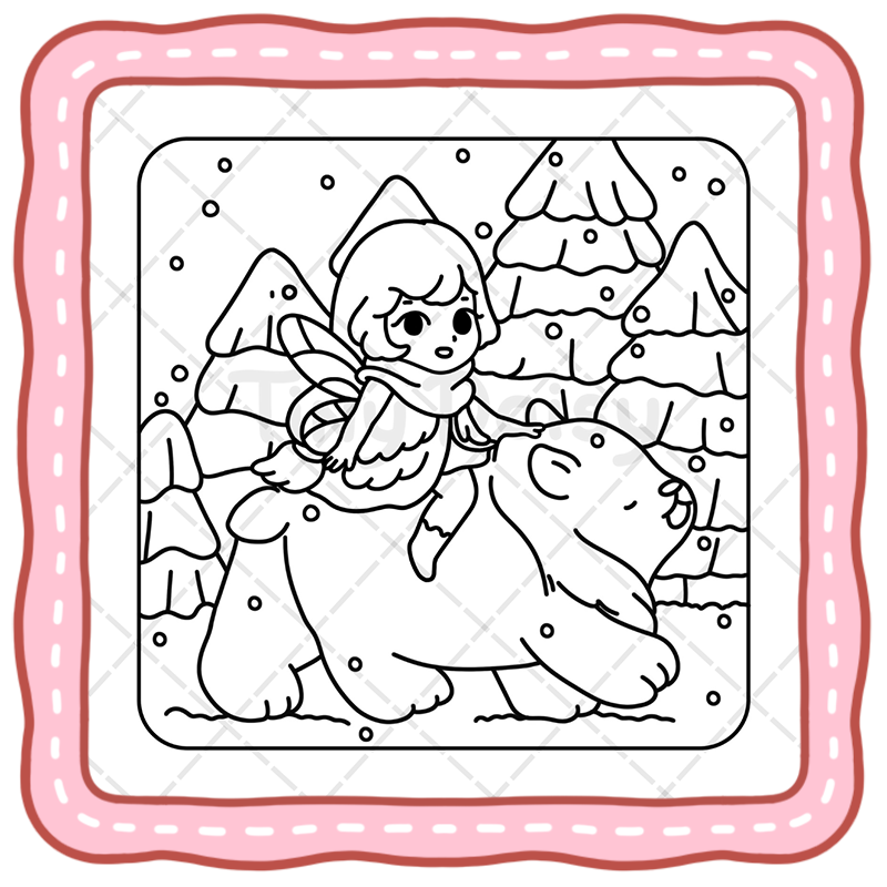 5 Fairy Coloring Book – 45 Magical & Cozy Forest Pages for Relaxing Creative Joy