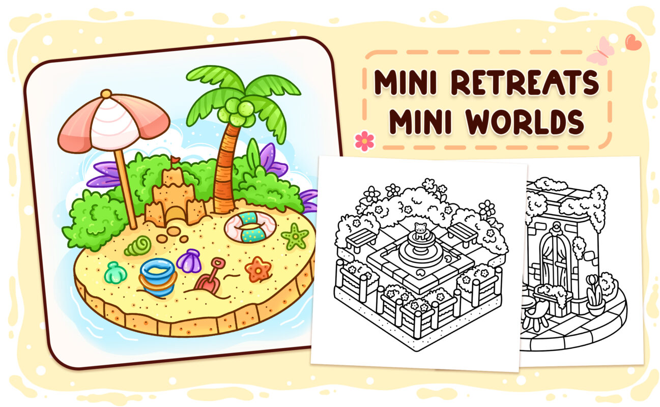 Little Places Coloring Book