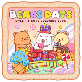 Bear Days Coloring Book