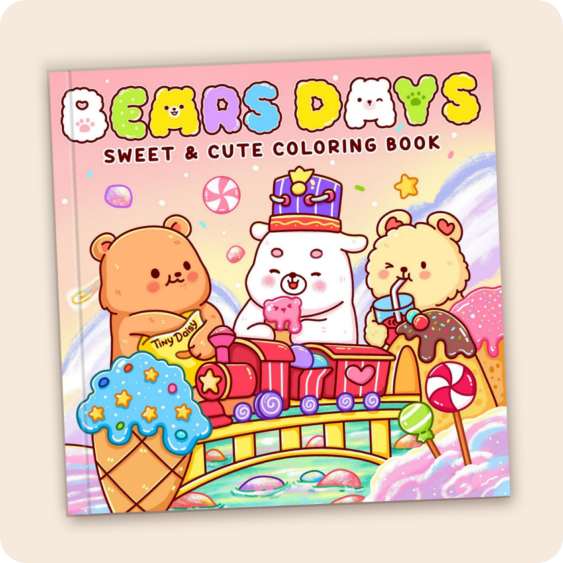 Bear Days Coloring Book