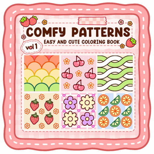 Comfy Patterns vol.1 Coloring Book