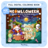 Meowlloween - Spooky and Cute Coloring Book