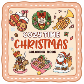 Cozy Christmas Coloring Book