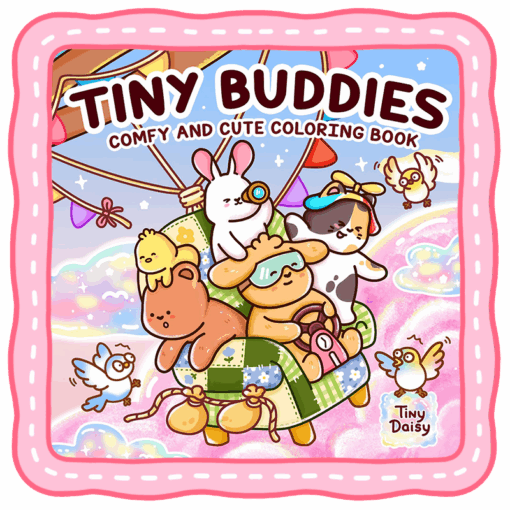 Tiny Buddies Coloring Book