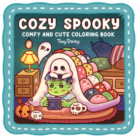 Cozy Spooky Coloring Book