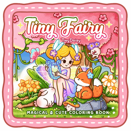 Tiny Fairy Coloring Book