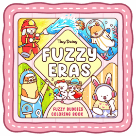 Fuzzy Eras Coloring Book