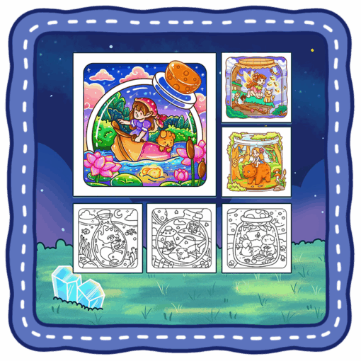 Jar Life Coloring Book