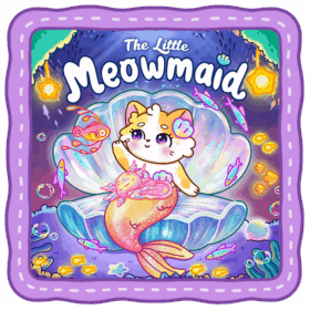 Little Meowmaid Coloring Book