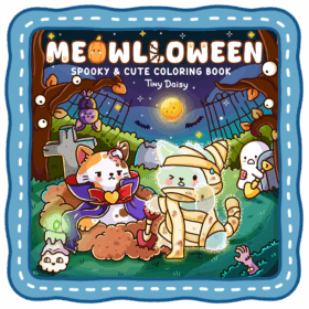 Meowlloween Coloring Book