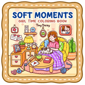 Soft Moments Coloring Book