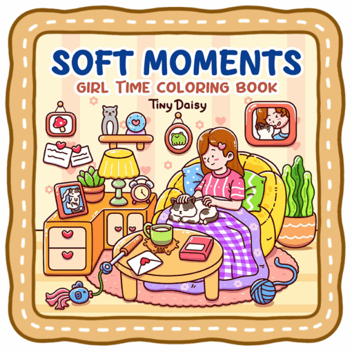 Soft Moments Coloring Book