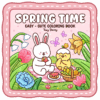 Spring Time - pink Coloring Book