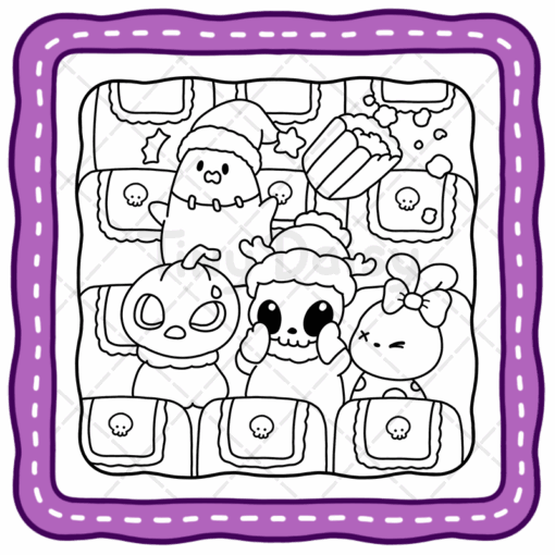 Boo Xmas Coloring Book