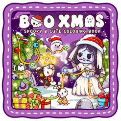 Boo Xmas Coloring Book