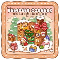 Reindeer Corners Coloring Book