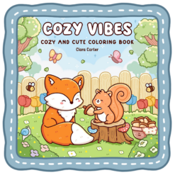 Cozy Vibes Coloring Book