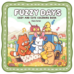 Fuzzy Days Coloring Book