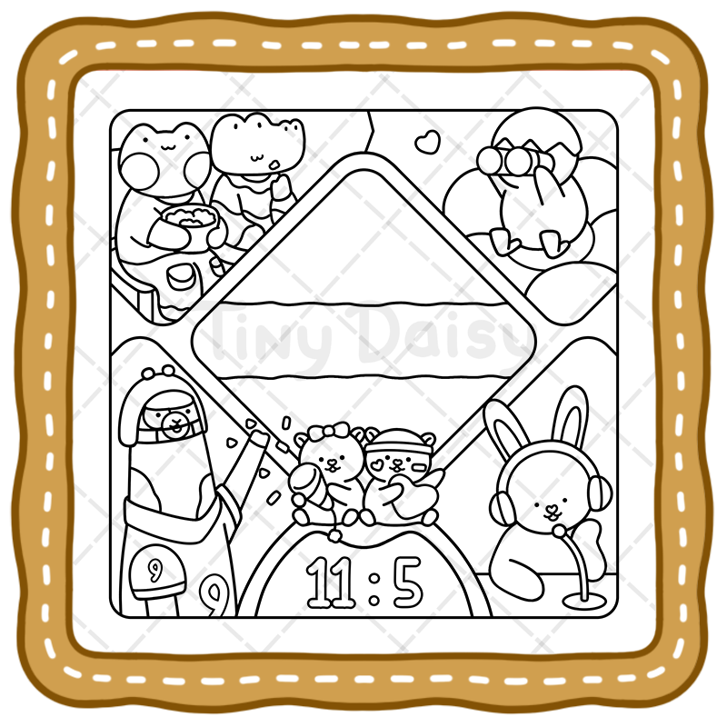 1 Jumbo Fuzzy Buddies Coloring Book – 100 Cozy Animal Pages for Relaxing Fun