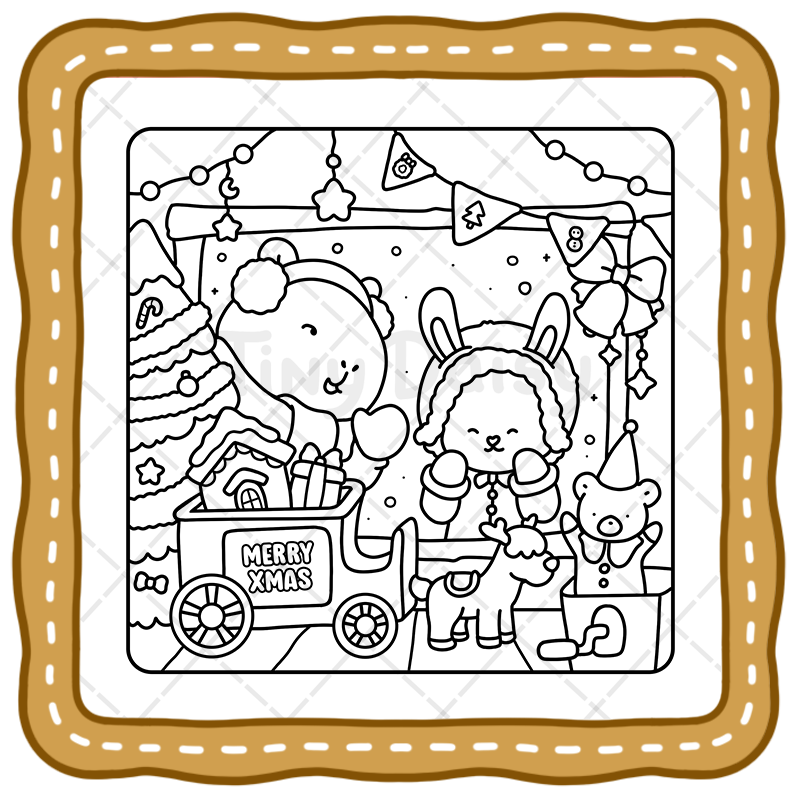 3 Jumbo Fuzzy Buddies Coloring Book – 100 Cozy Animal Pages for Relaxing Fun