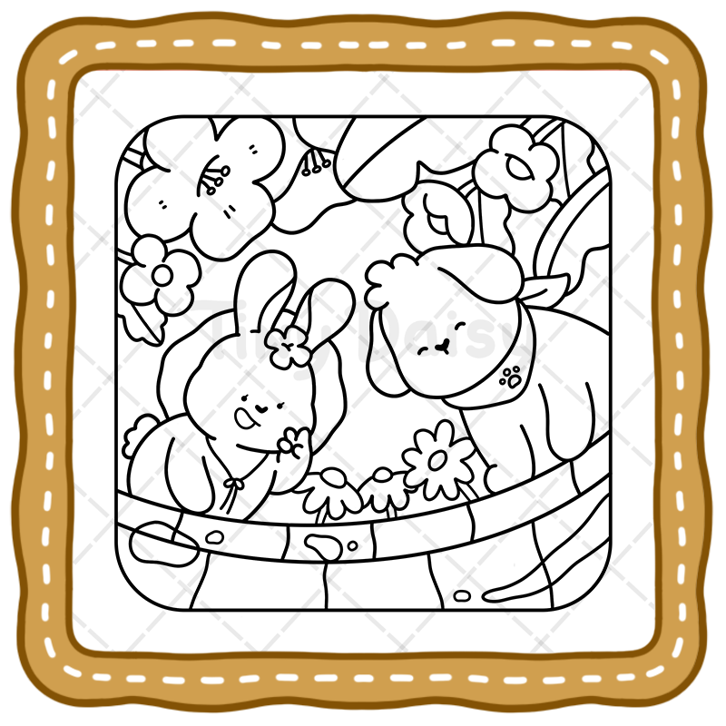 5 Jumbo Fuzzy Buddies Coloring Book – 100 Cozy Animal Pages for Relaxing Fun