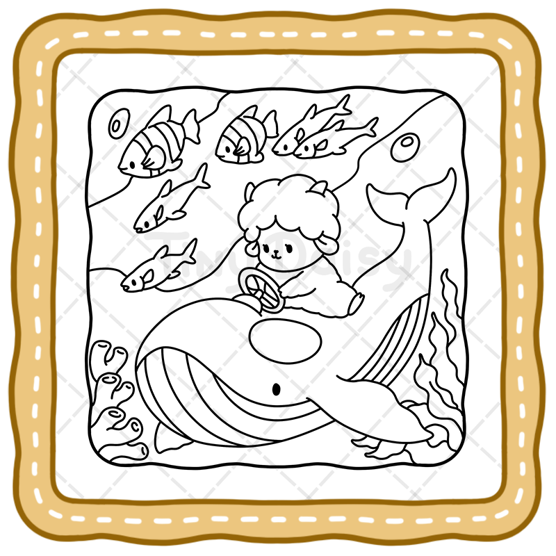 2 Fantasy Animal Coloring Book – 45 Magical Cozy Dreamy Pages