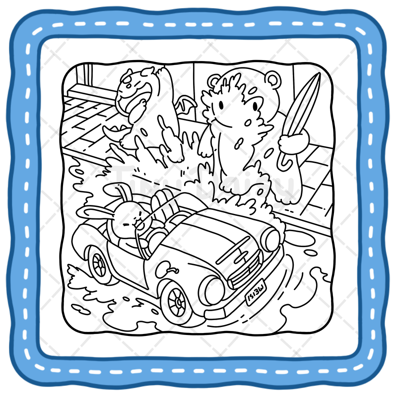 2 Funny Crime Coloring Book – 45 Magical Cozy Cute Mischief Pages for Adults