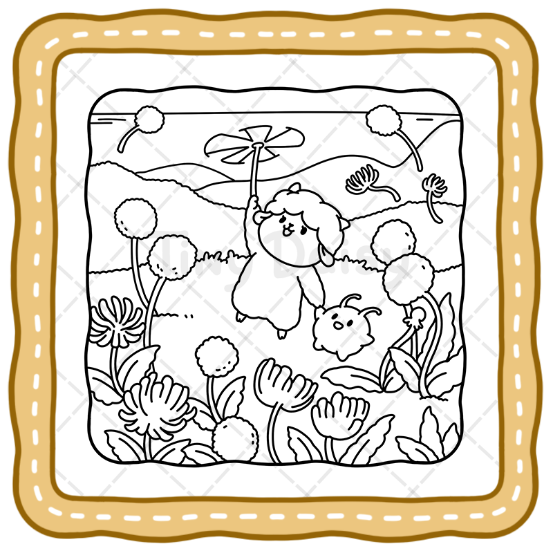 4 Fantasy Animal Coloring Book – 45 Magical Cozy Dreamy Pages